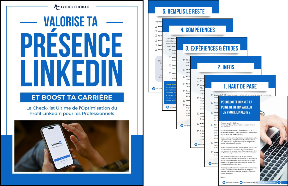 Checklist d'optimisation du profil LinkedIn